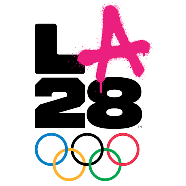 Logo der Olympischen Spiele in LA